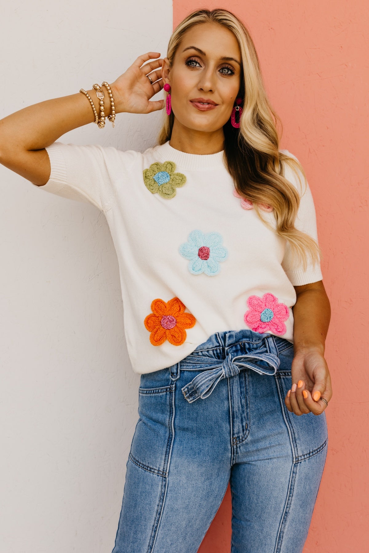 The Joellen Floral Sweater Top