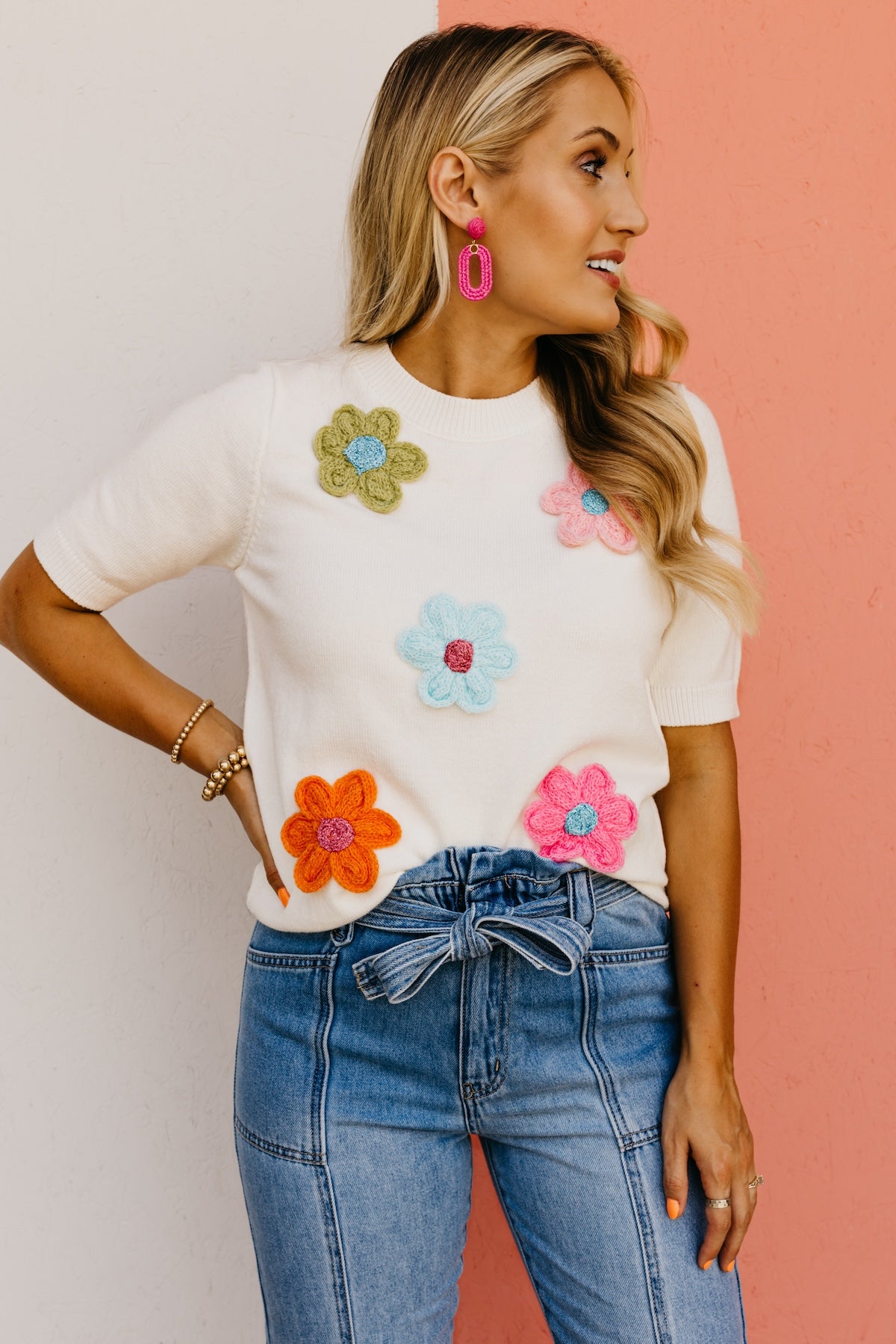 The Joellen Floral Sweater Top