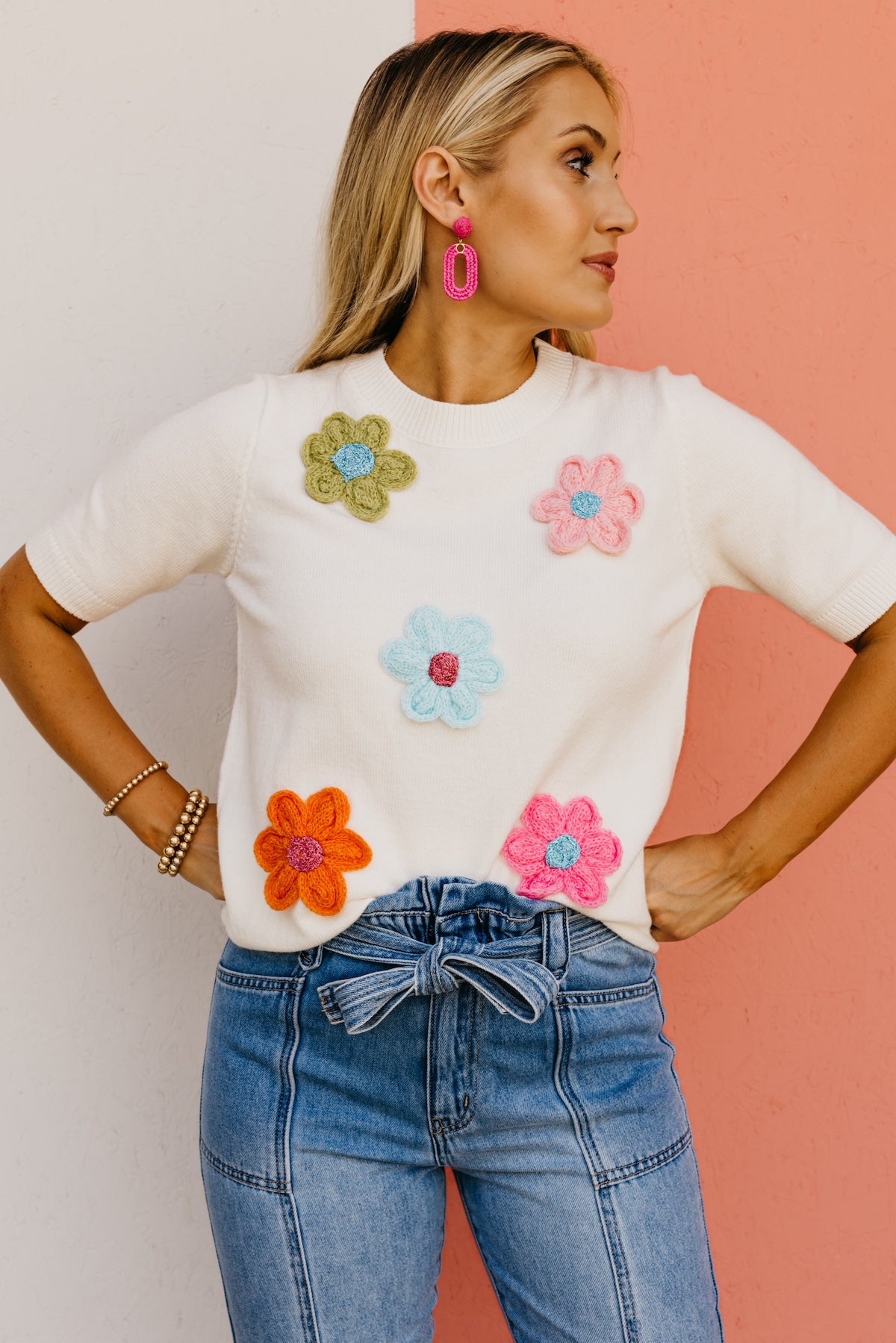 The Joellen Floral Sweater Top