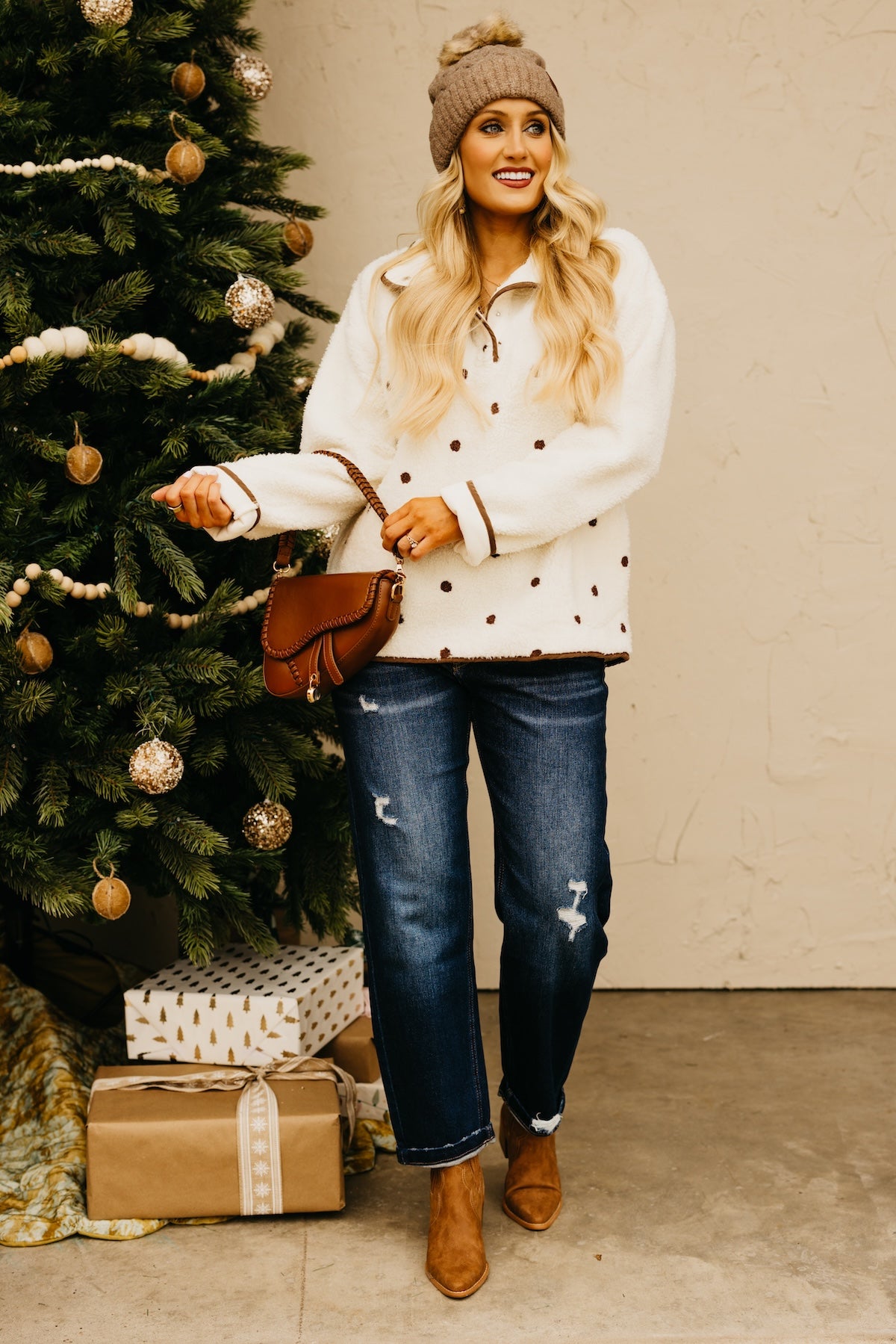 The Belinda Fleece Pullover Sweater