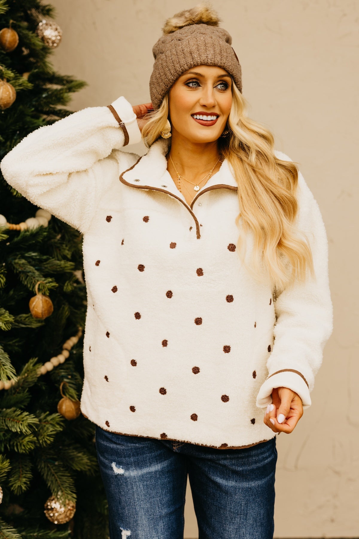 The Belinda Fleece Pullover Sweater