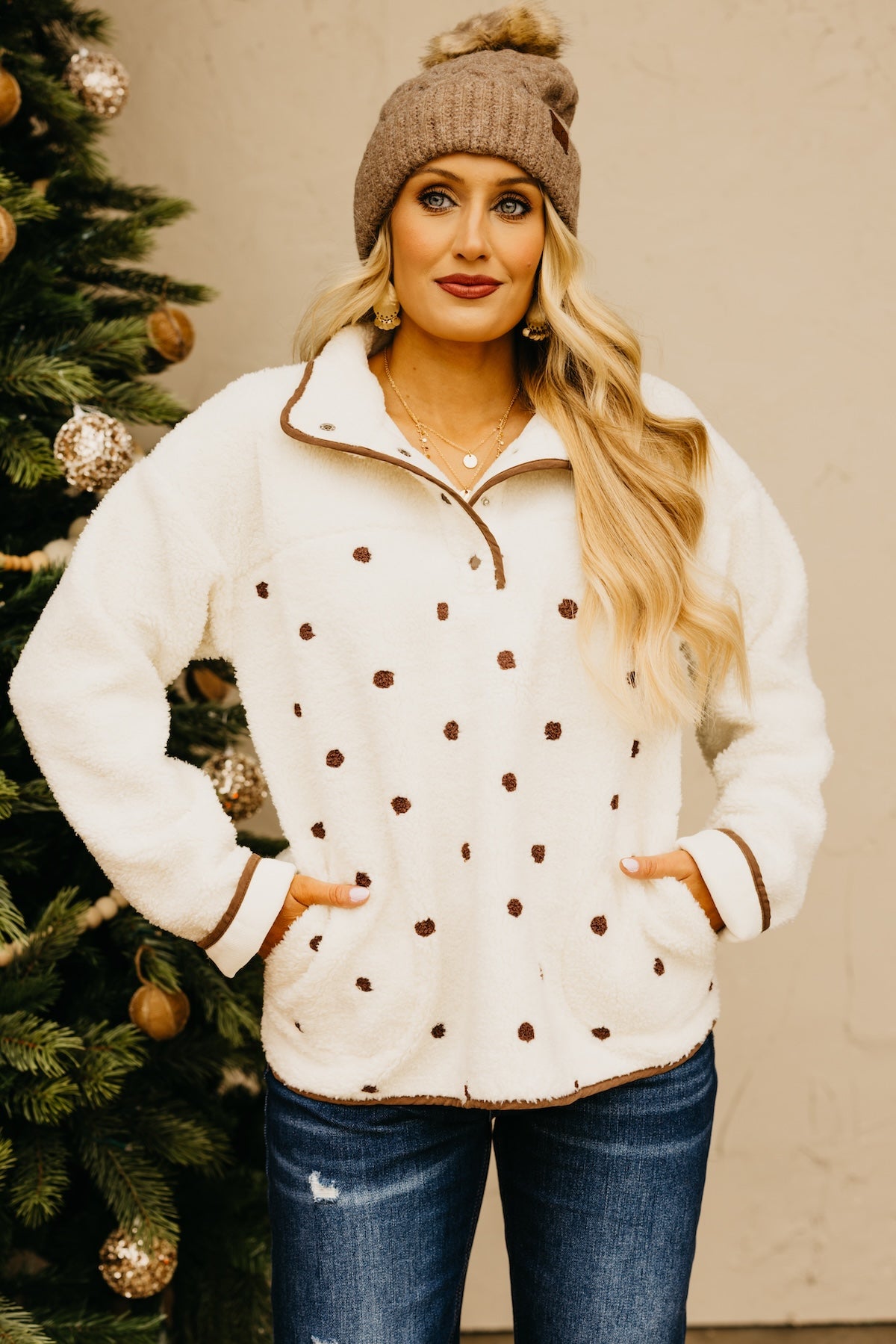 The Belinda Fleece Pullover Sweater