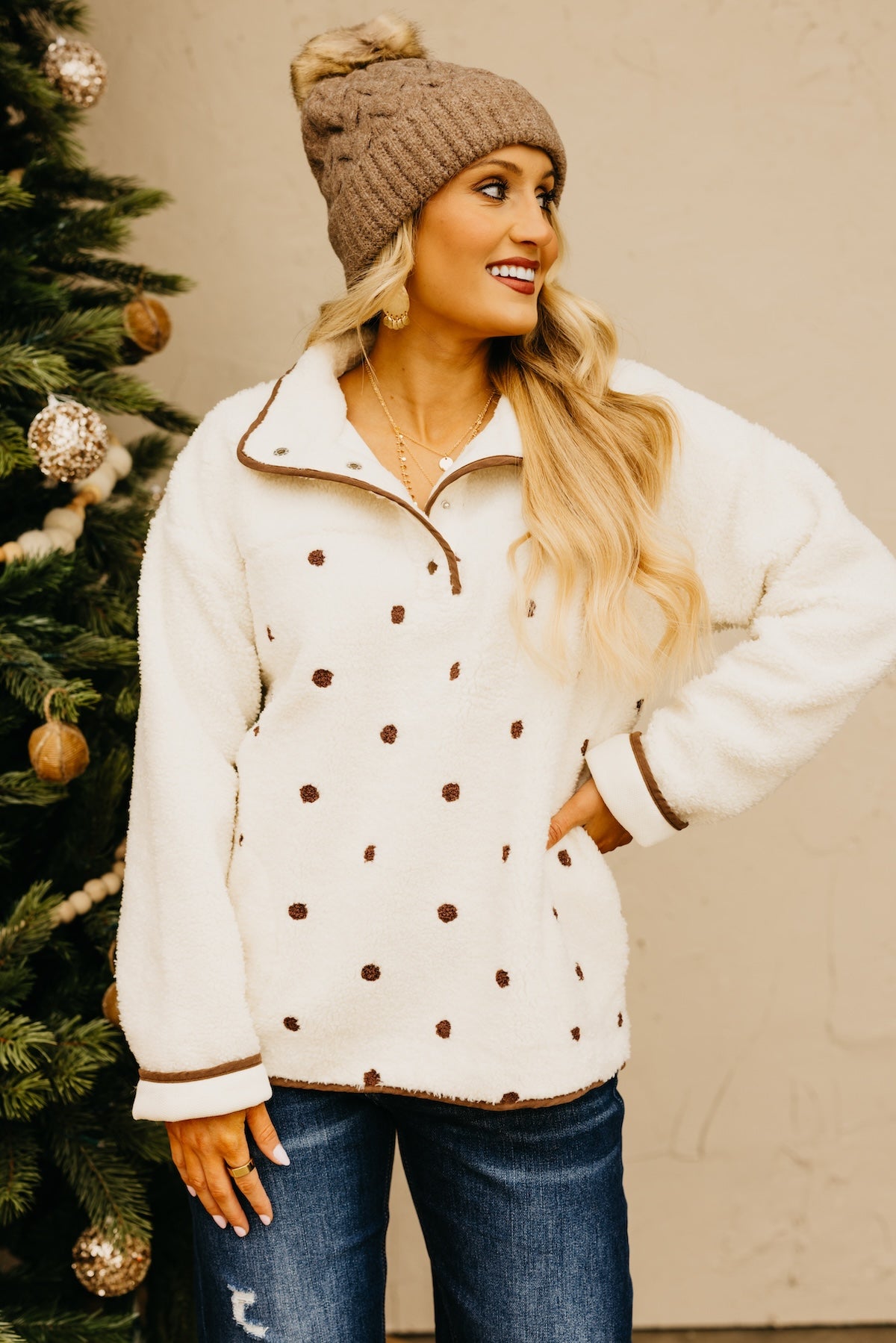 The Belinda Fleece Pullover Sweater