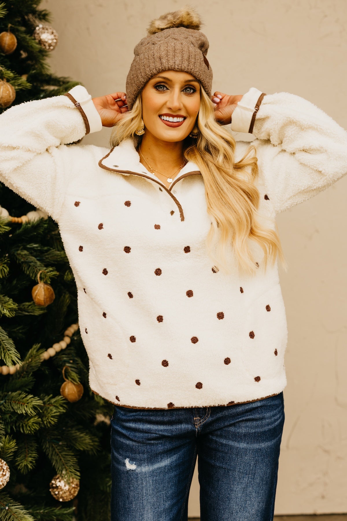 The Belinda Fleece Pullover Sweater