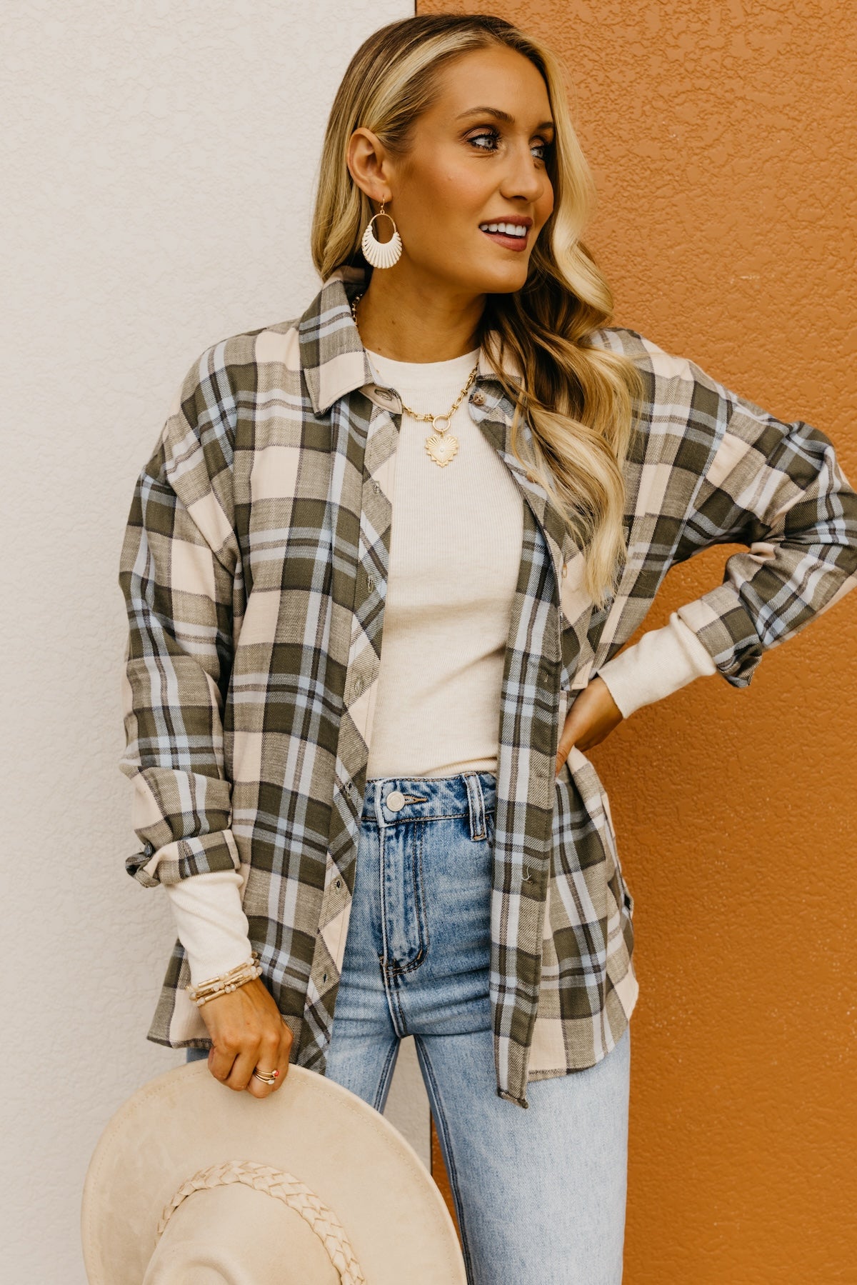 The Bridget Boyfriend Flannel Shirt