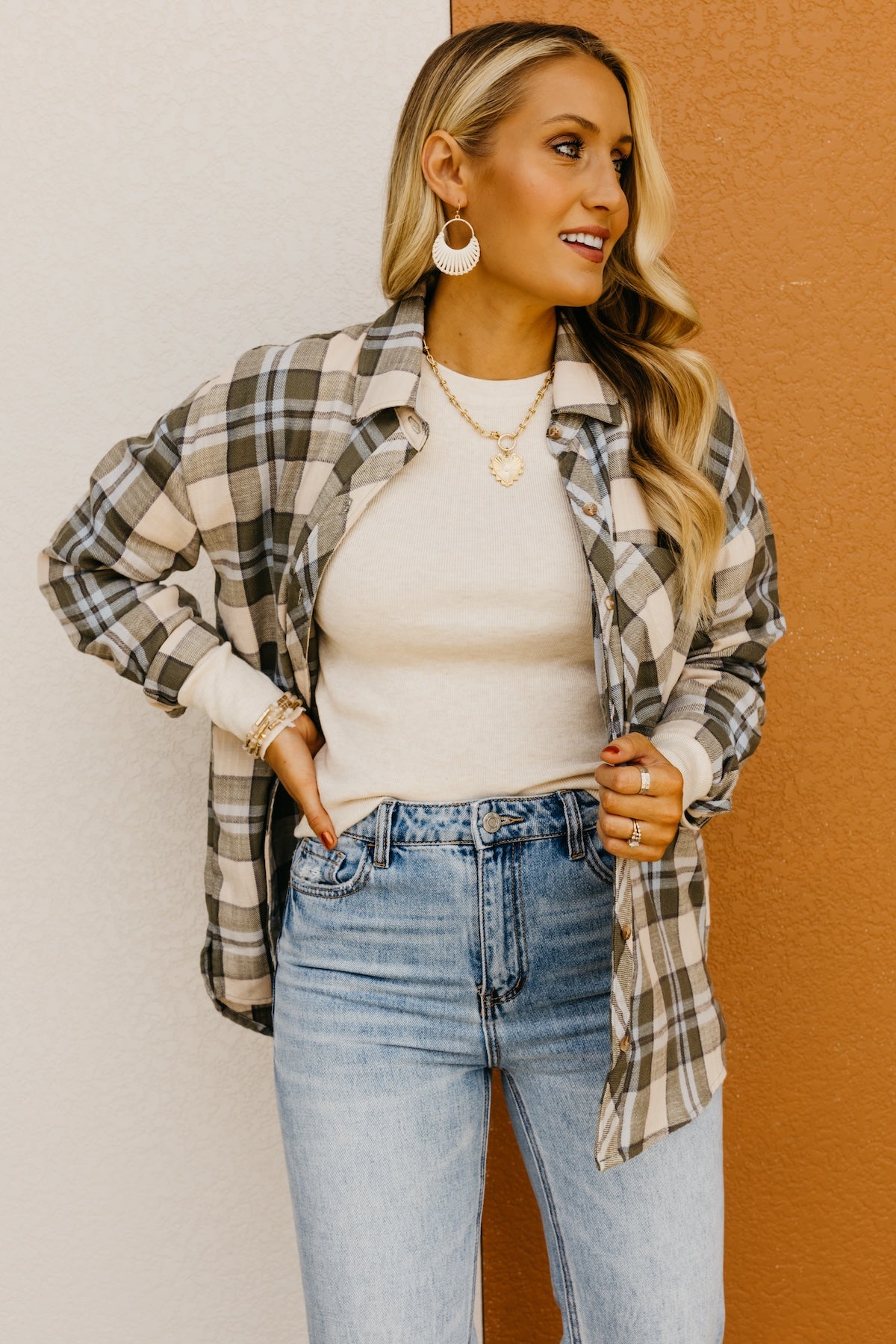 The Bridget Boyfriend Flannel Shirt