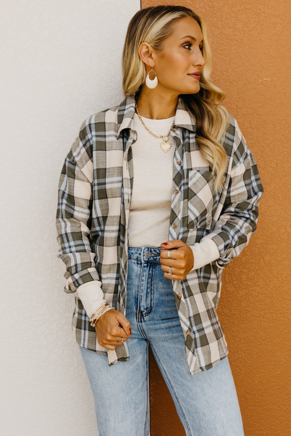 The Bridget Boyfriend Flannel Shirt