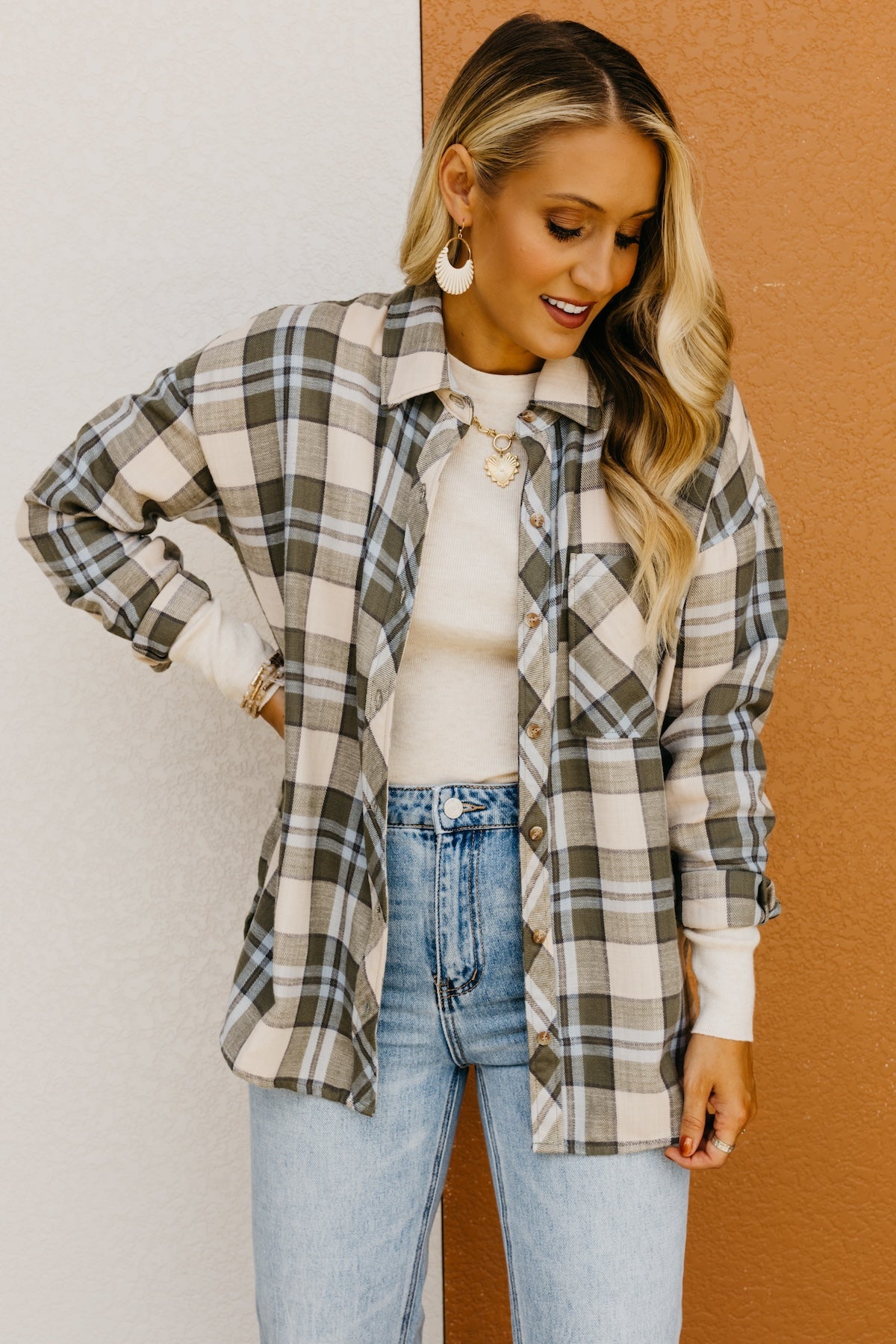 The Bridget Boyfriend Flannel Shirt