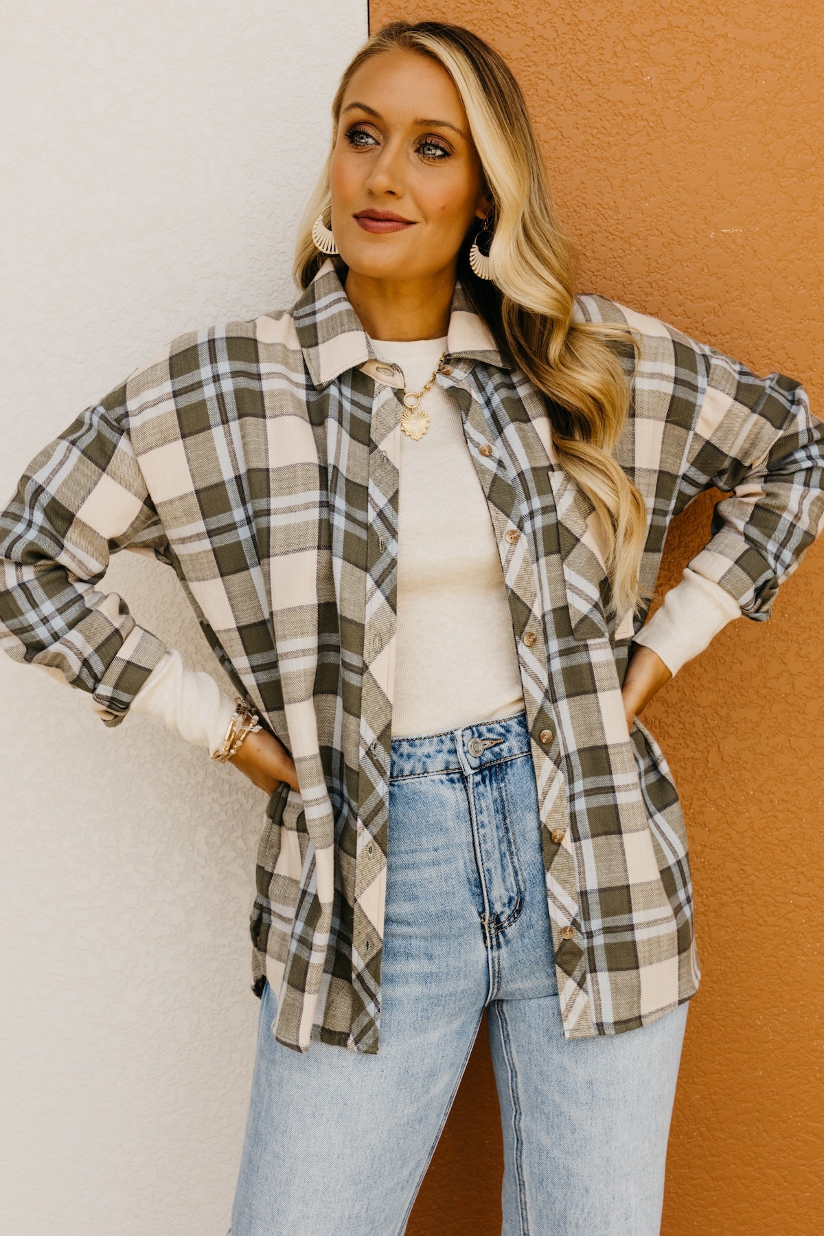 The Bridget Boyfriend Flannel Shirt