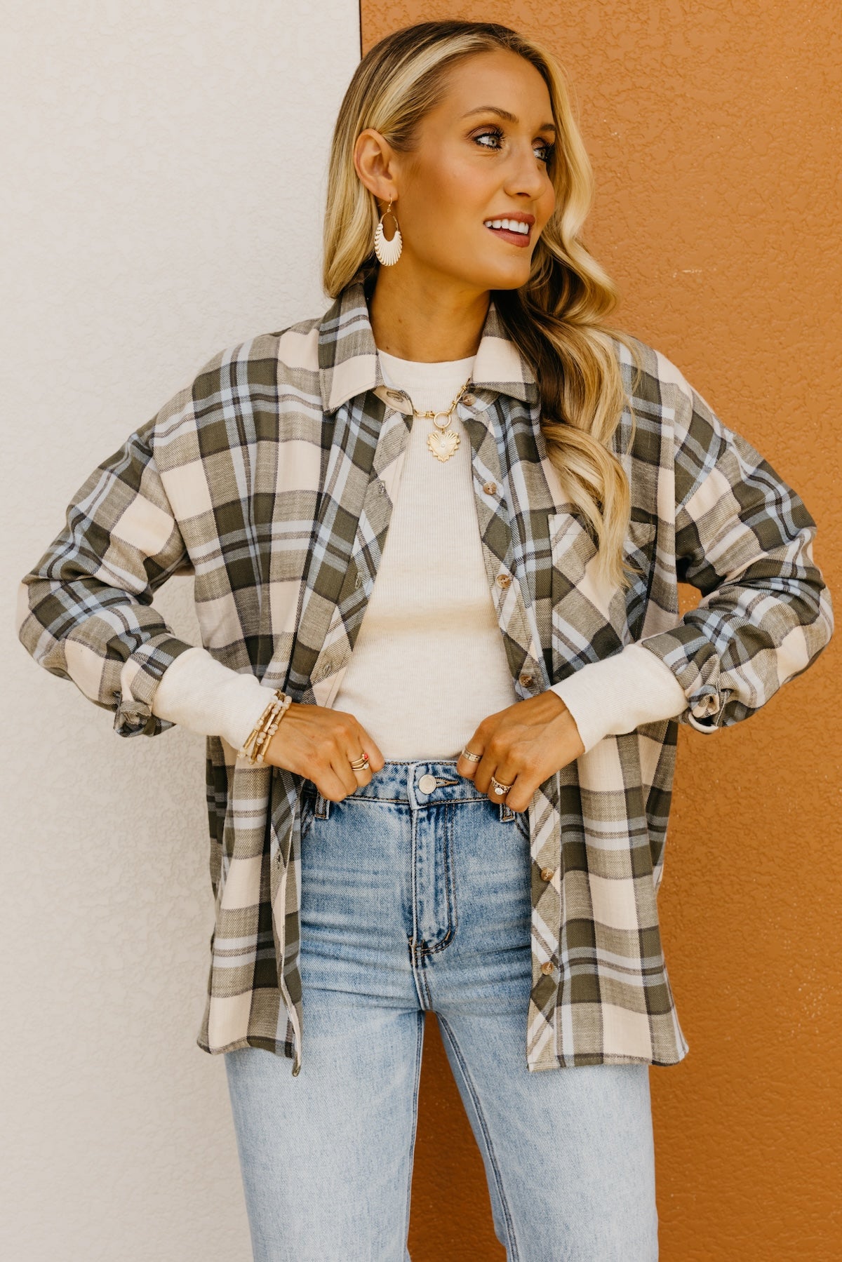 The Bridget Boyfriend Flannel Shirt