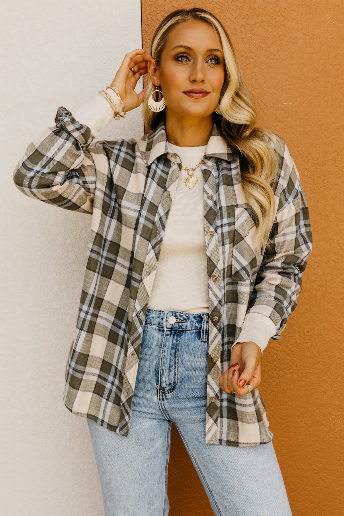 The Bridget Boyfriend Flannel Shirt