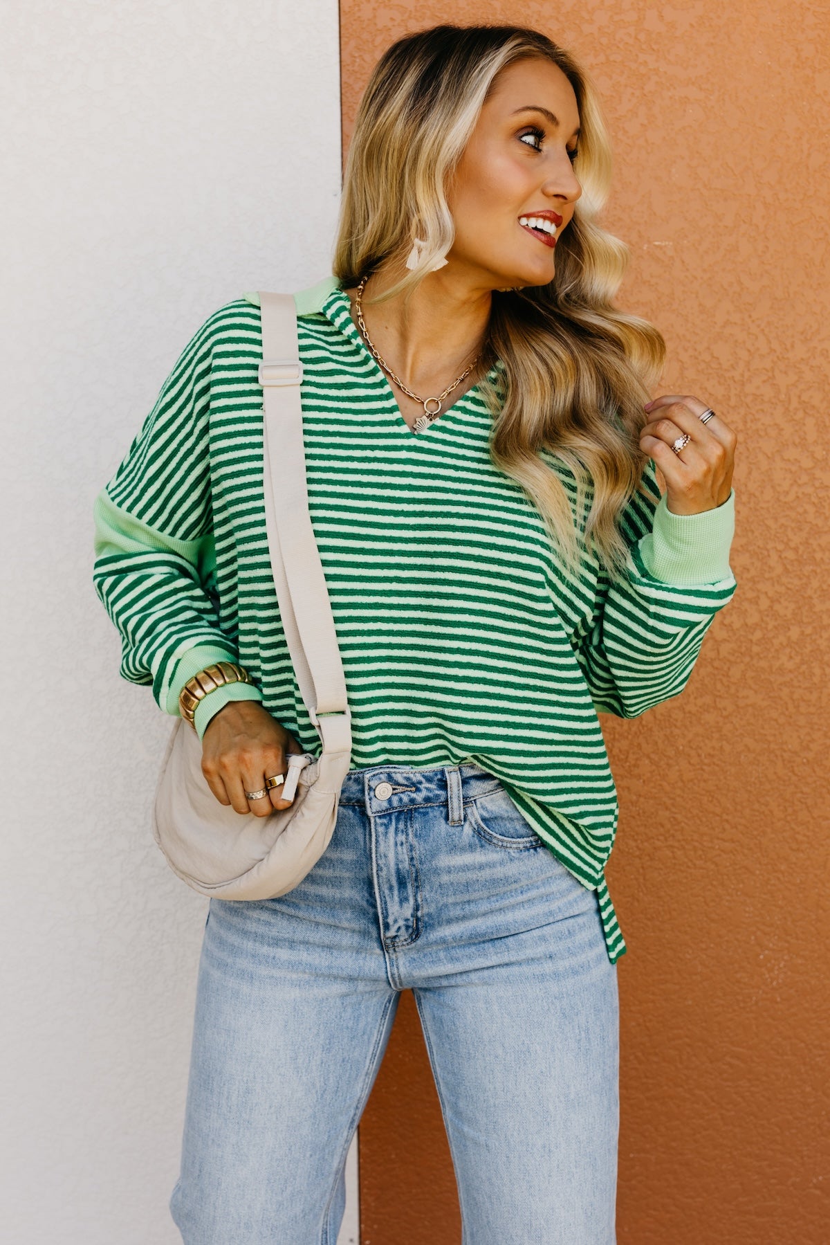 The Raquel Collared Popover Knit Top