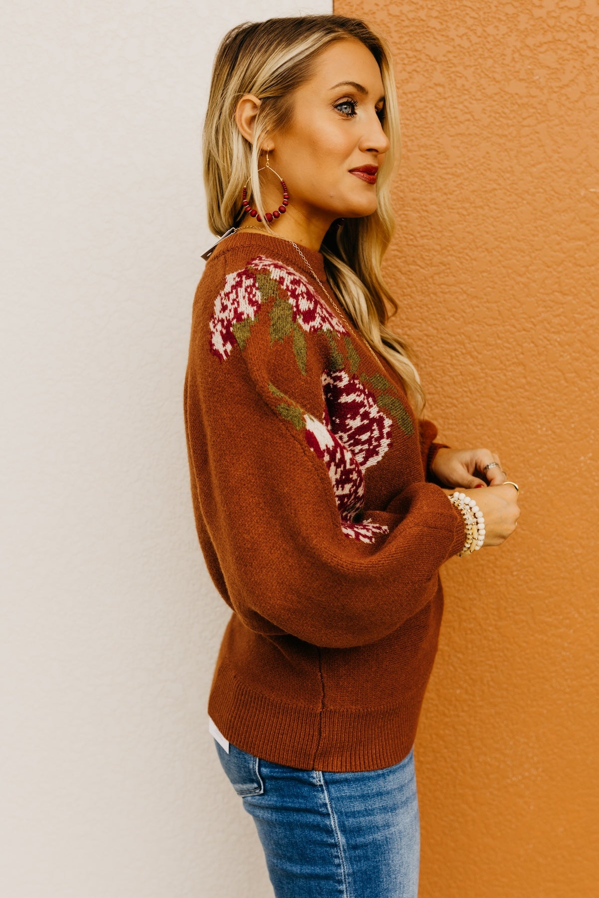 The Yehuda Floral Jacquard Sweater