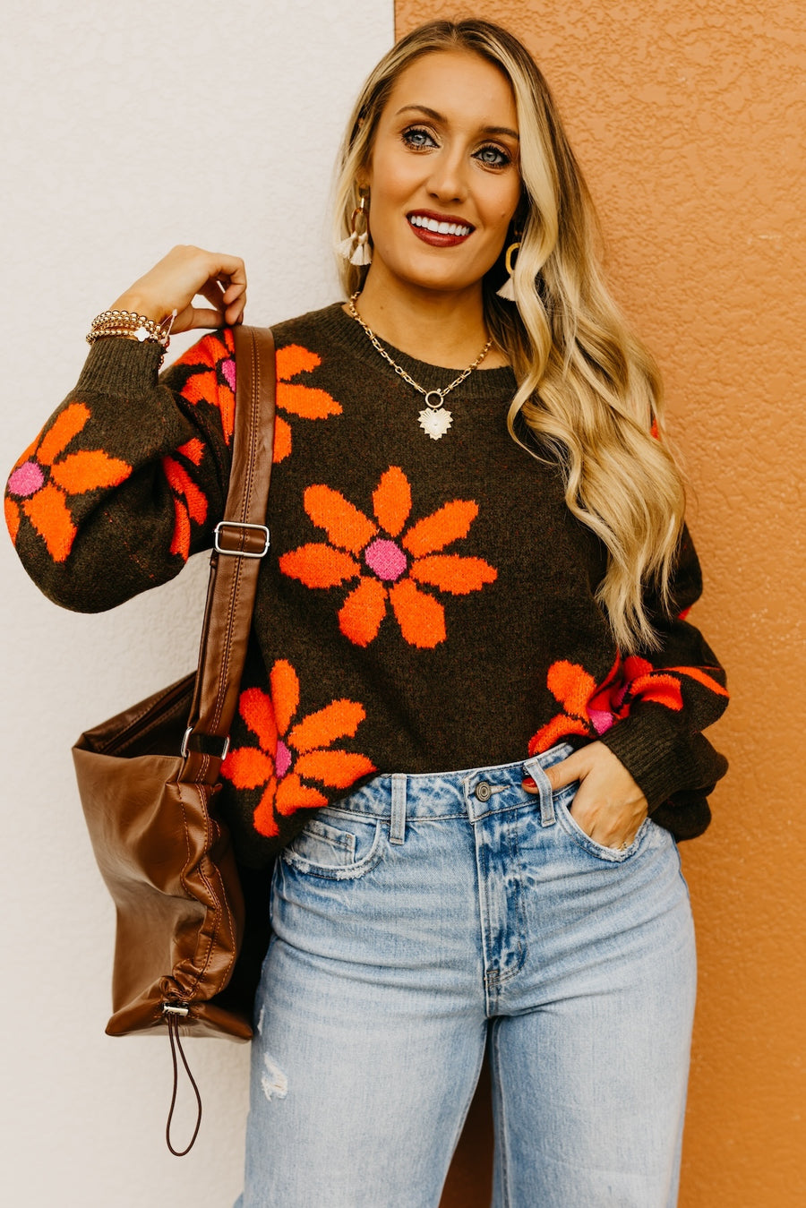 The Summer Daisy Floral Sweater