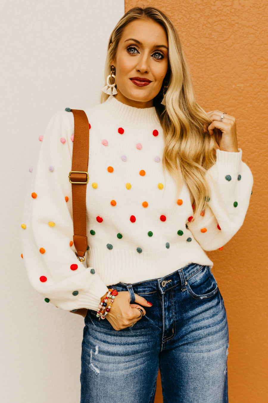 The Saanvi Pom Pom Sweater