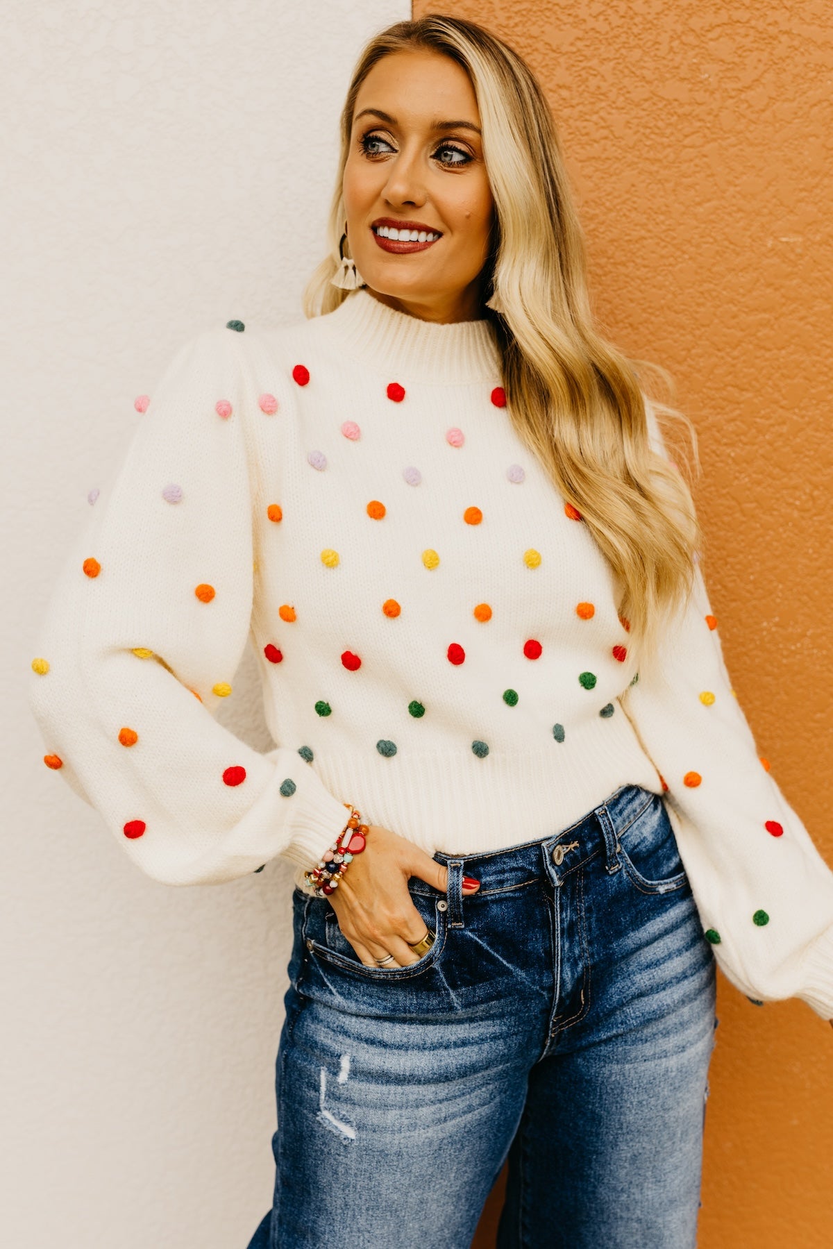 The Saanvi Pom Pom Sweater