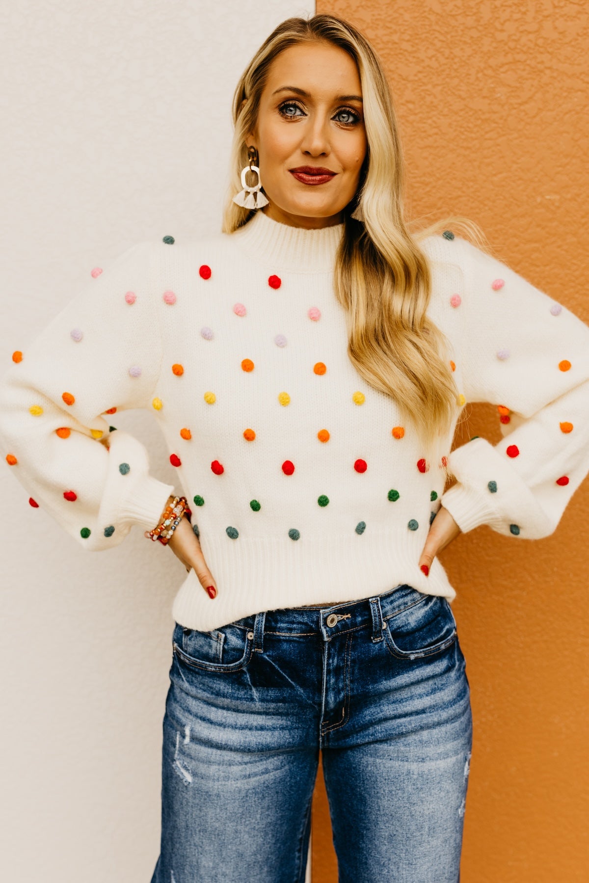 The Saanvi Pom Pom Sweater