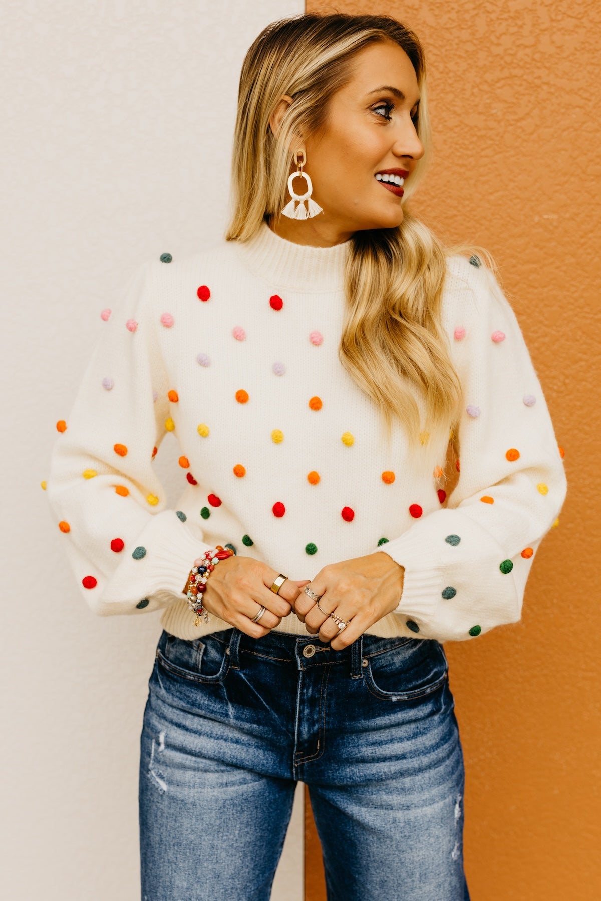 The Saanvi Pom Pom Sweater