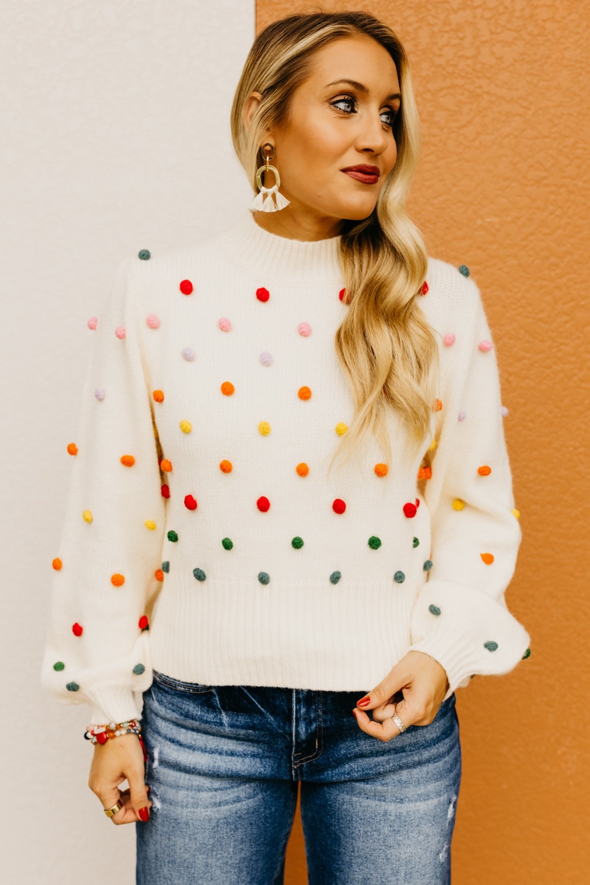 The Saanvi Pom Pom Sweater