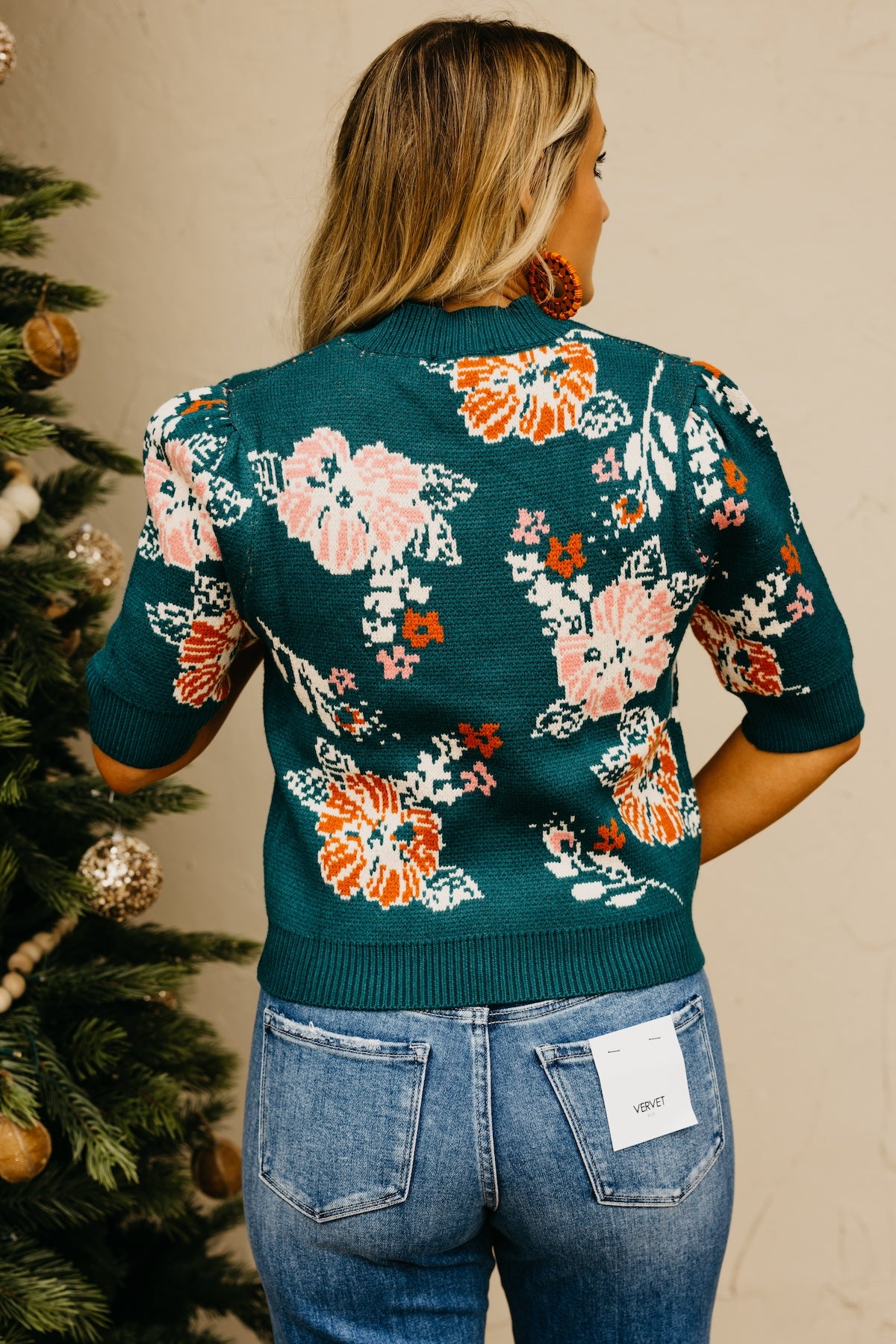 The Maxwell Floral Sweater Top