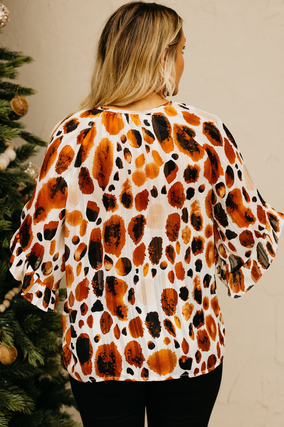 The Kai Abstract Print Blouse