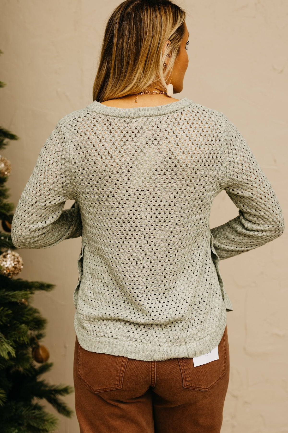 The Zander Side Button Sweater