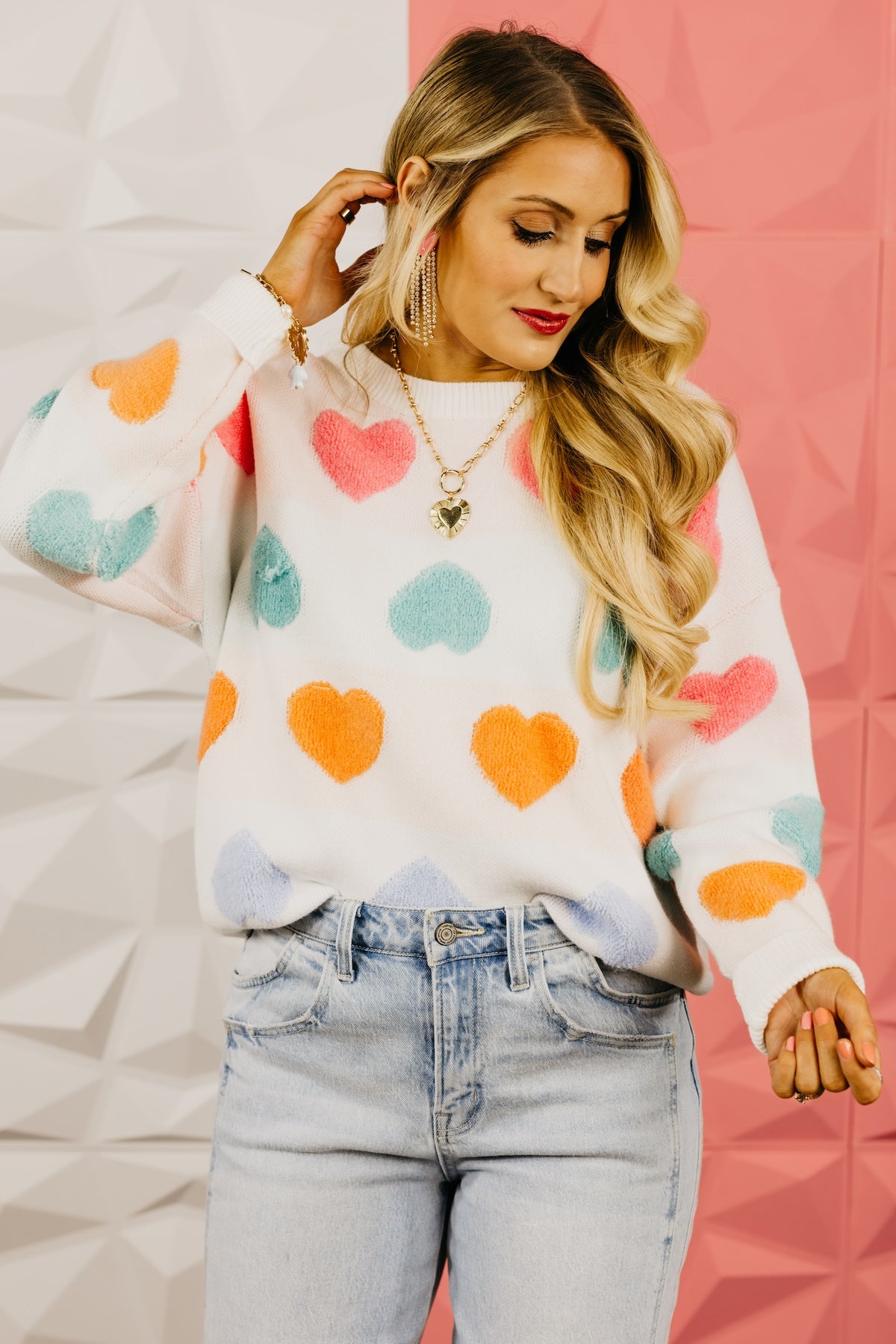 The Full Heart Textured Sweater