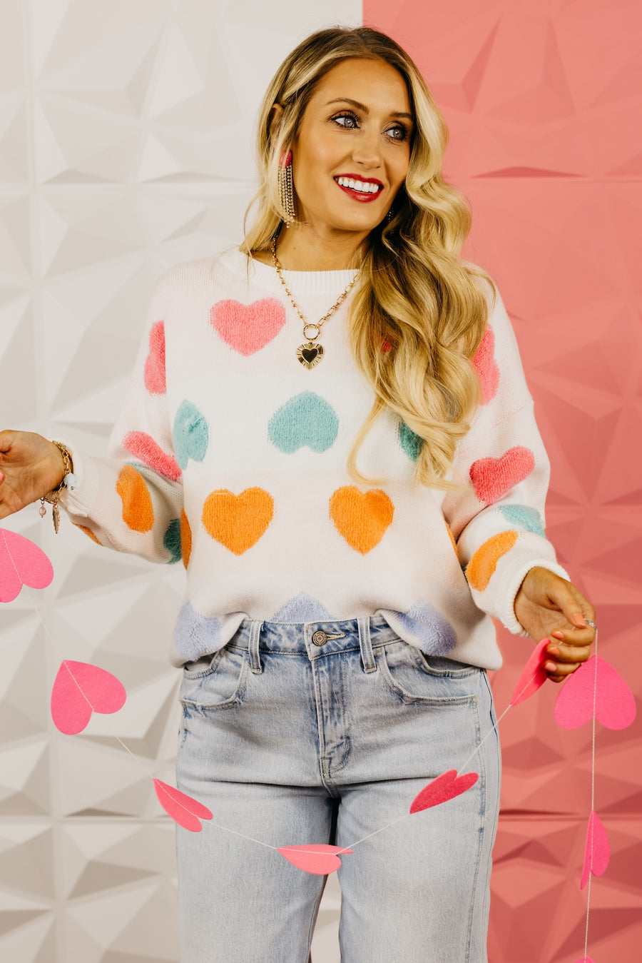 The Full Heart Textured Sweater