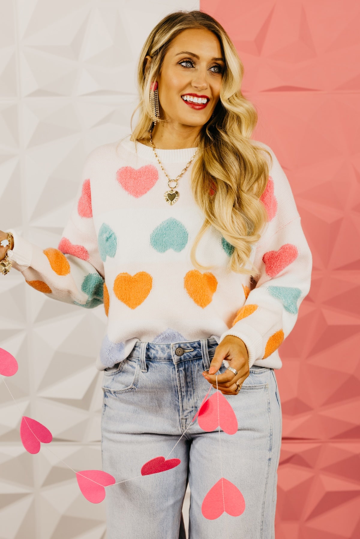 The Full Heart Textured Sweater