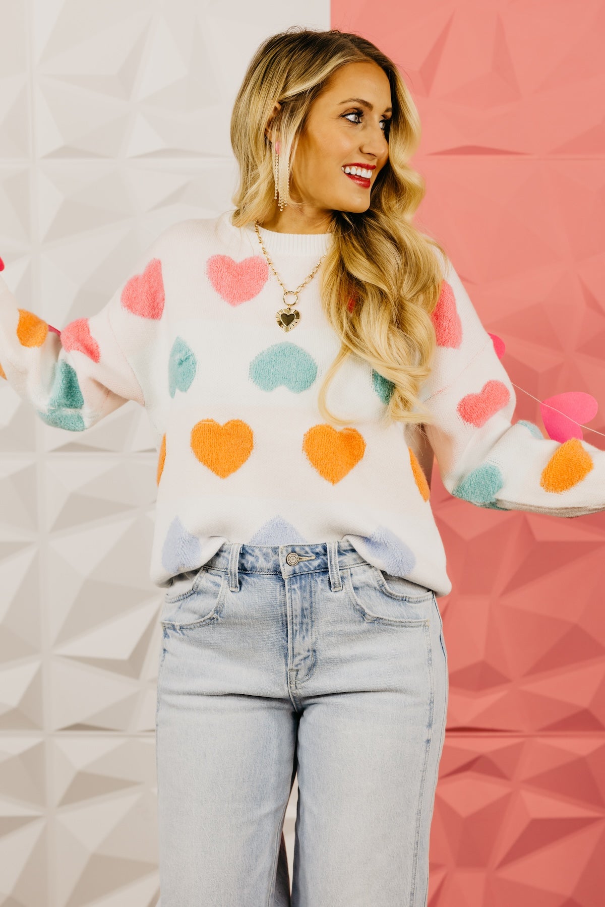 The Full Heart Textured Sweater