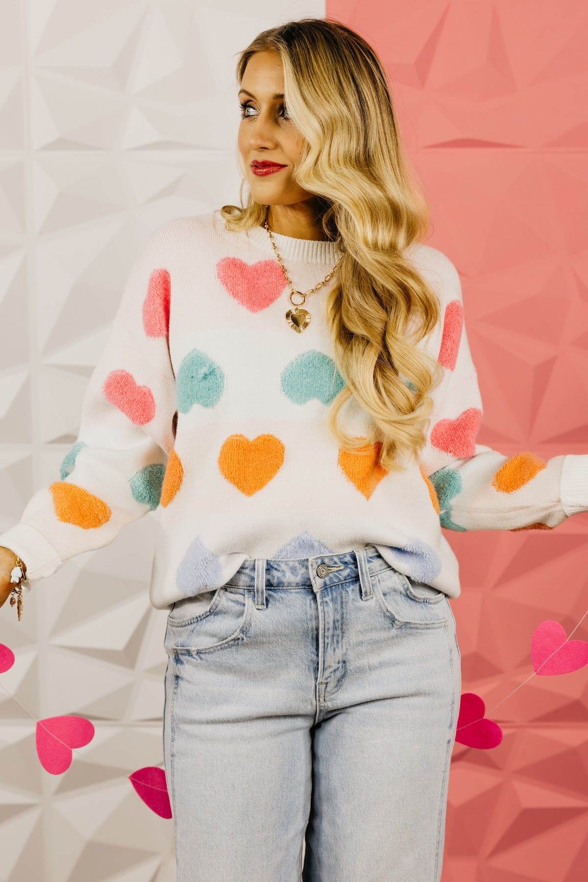 The Full Heart Textured Sweater