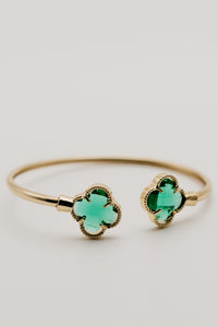 The Harietta Clover Cuff Bracelet