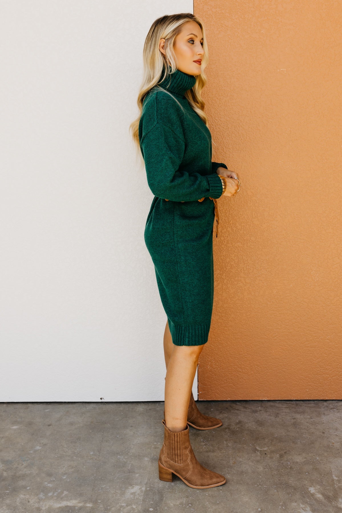 The Emmalynn Turtleneck Sweater Dress