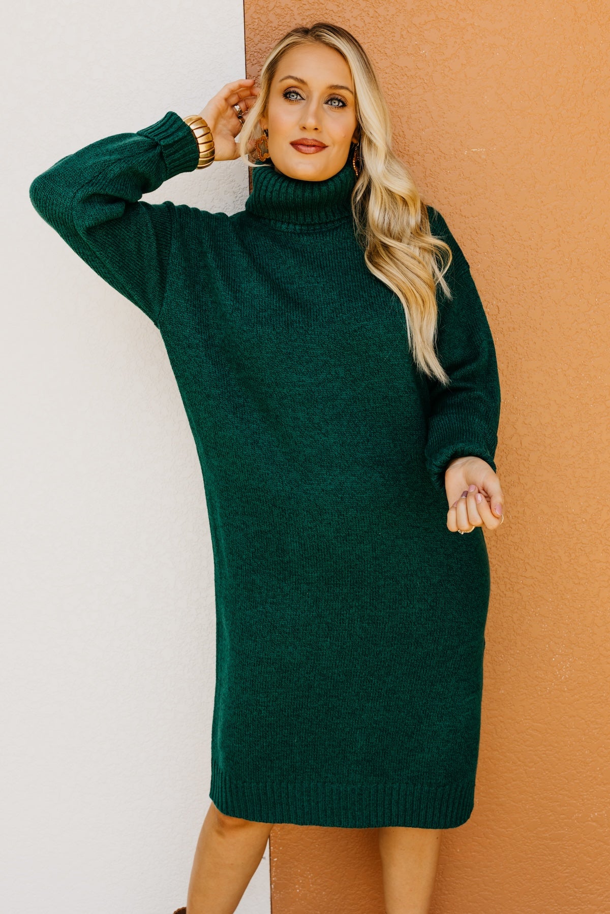 The Emmalynn Turtleneck Sweater Dress