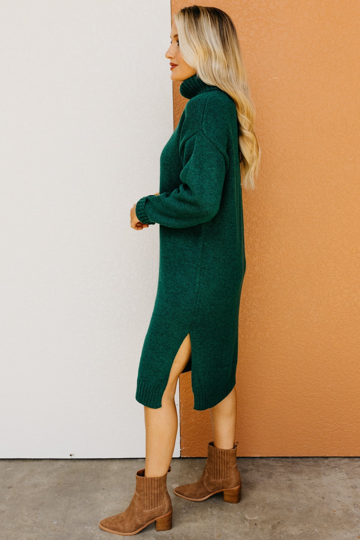 The Emmalynn Turtleneck Sweater Dress