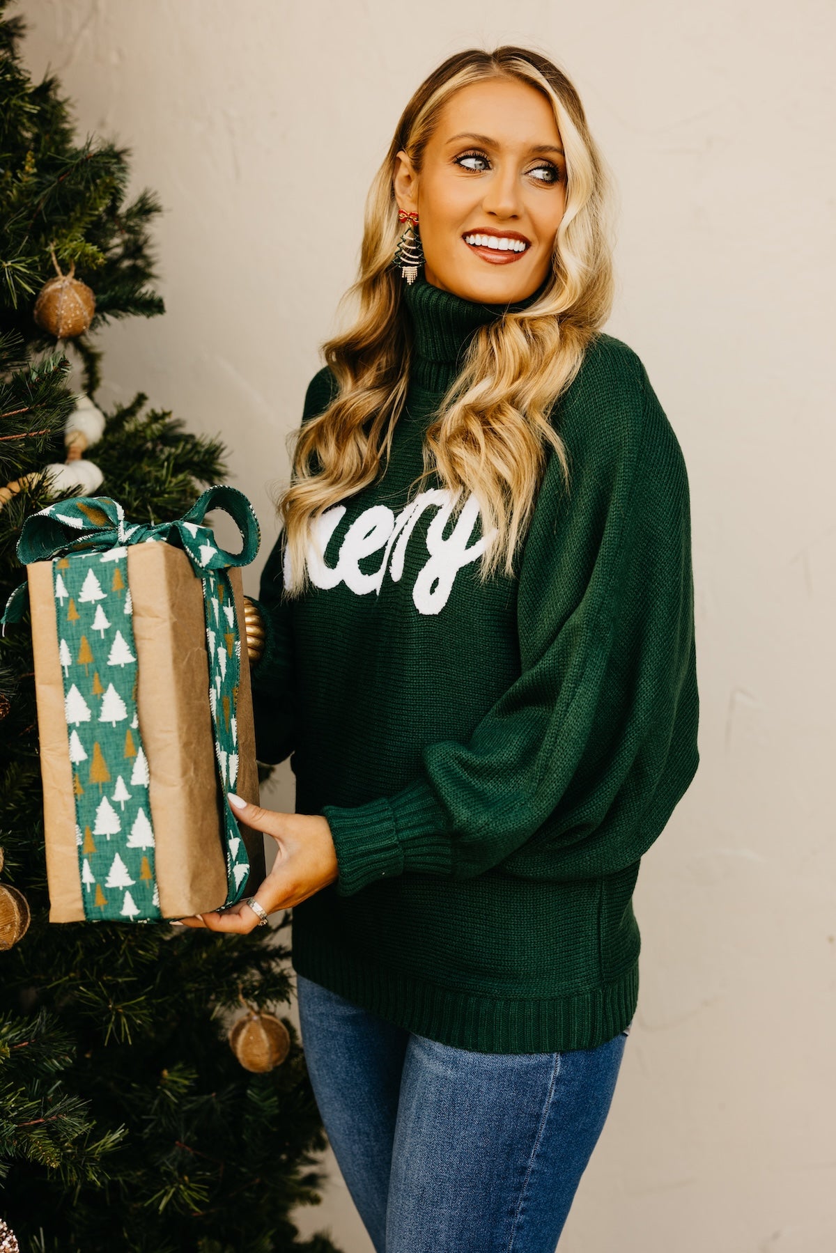 The Holiday Wishes Cowl Neck Sweater