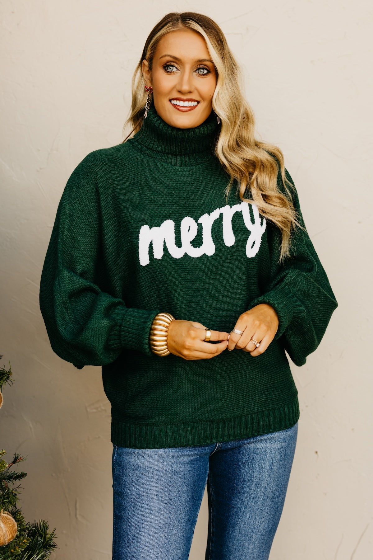 The Holiday Wishes Cowl Neck Sweater