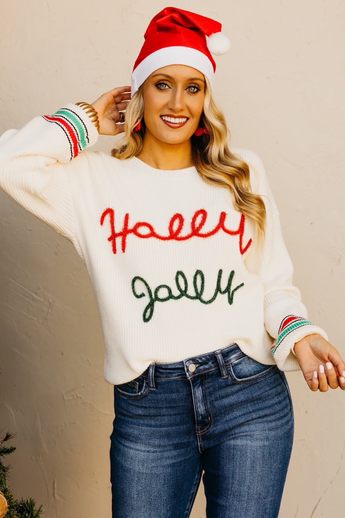 The Glitzy Garland Holiday Sweater