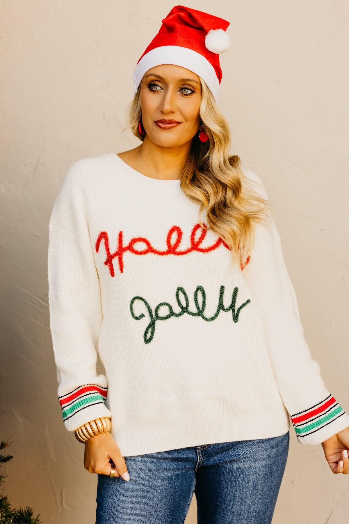 The Glitzy Garland Holiday Sweater