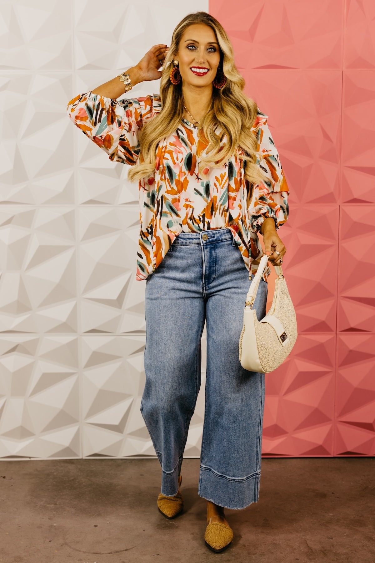 The Adalynn Peasant Tie Top