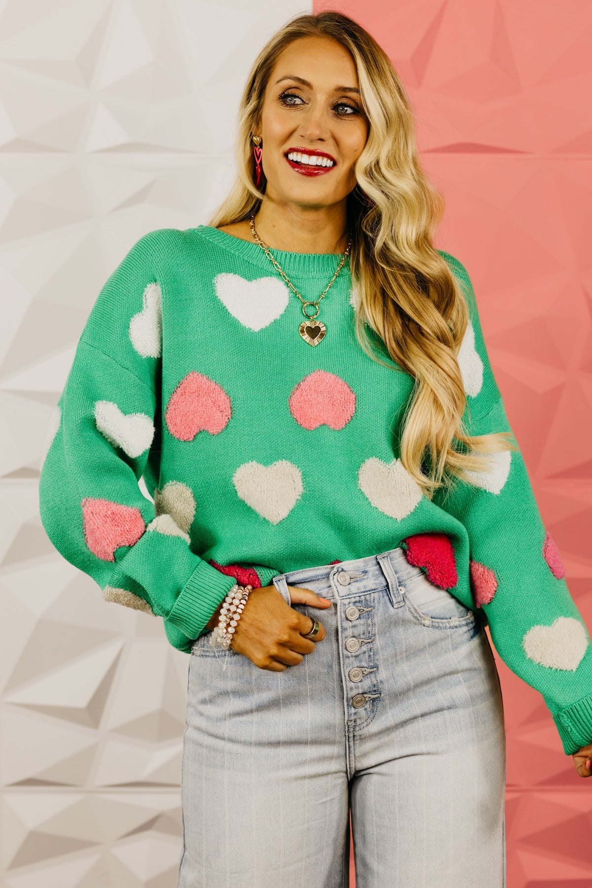 The Full Heart Textured Sweater