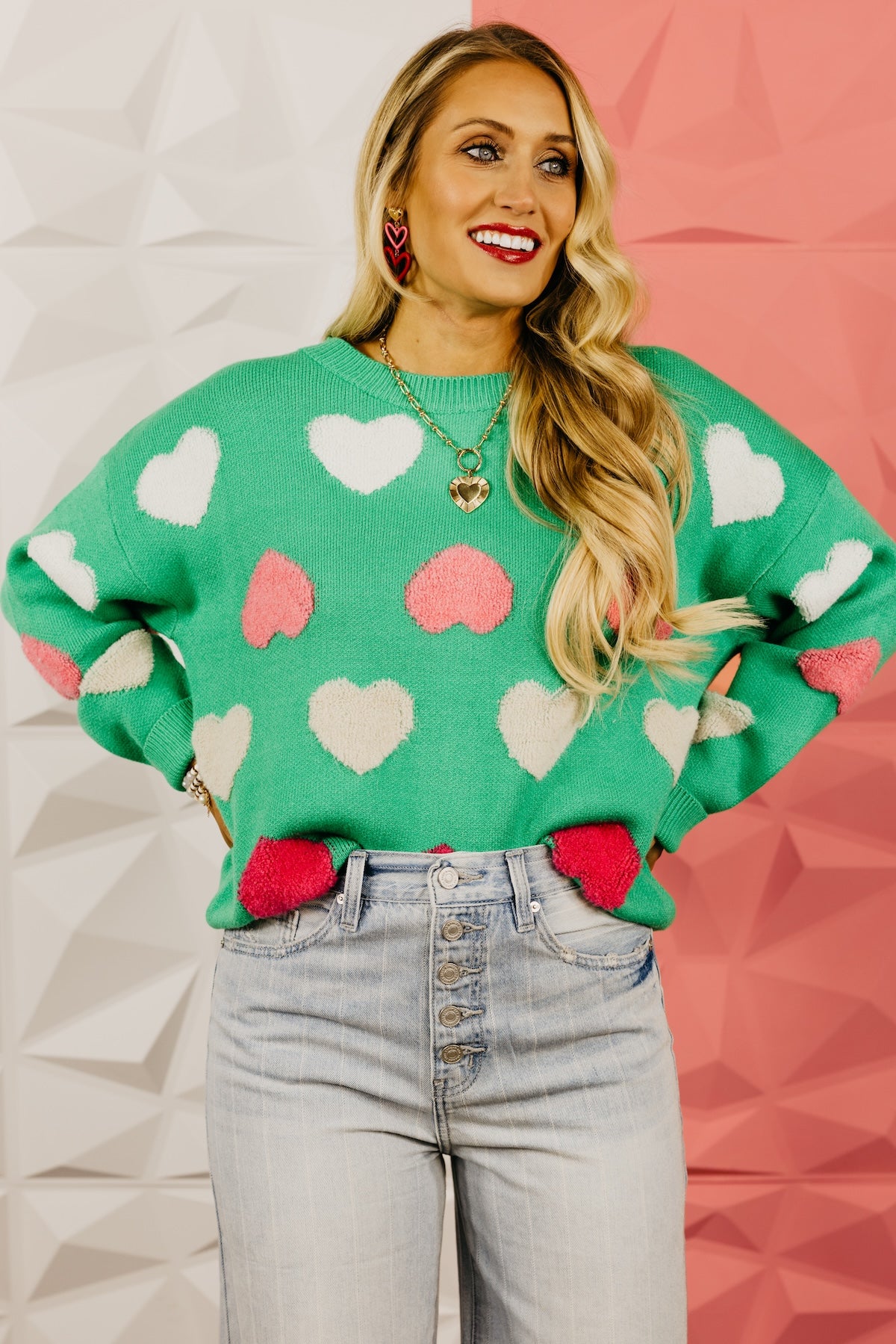 The Full Heart Textured Sweater