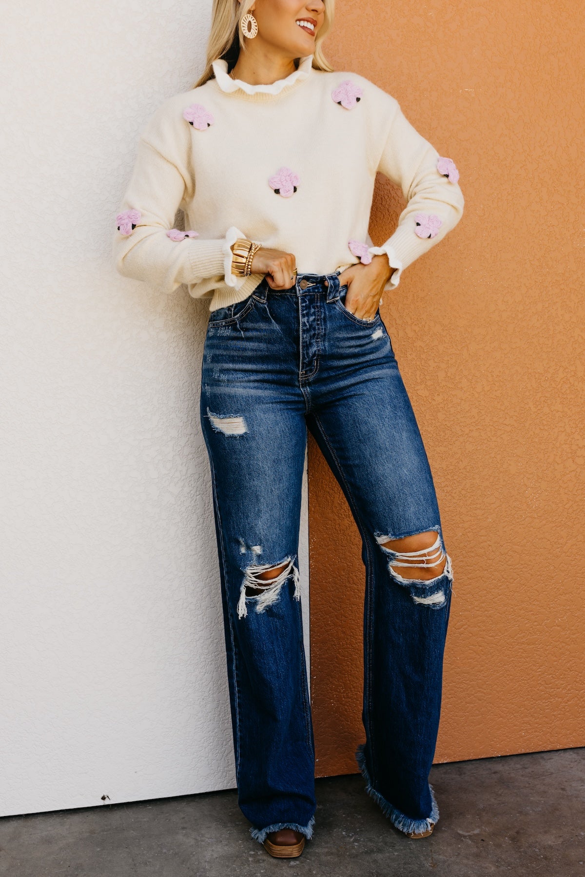 Kan Can Denim | 90's High Rise Wide Flare Jeans - KC7405DV2