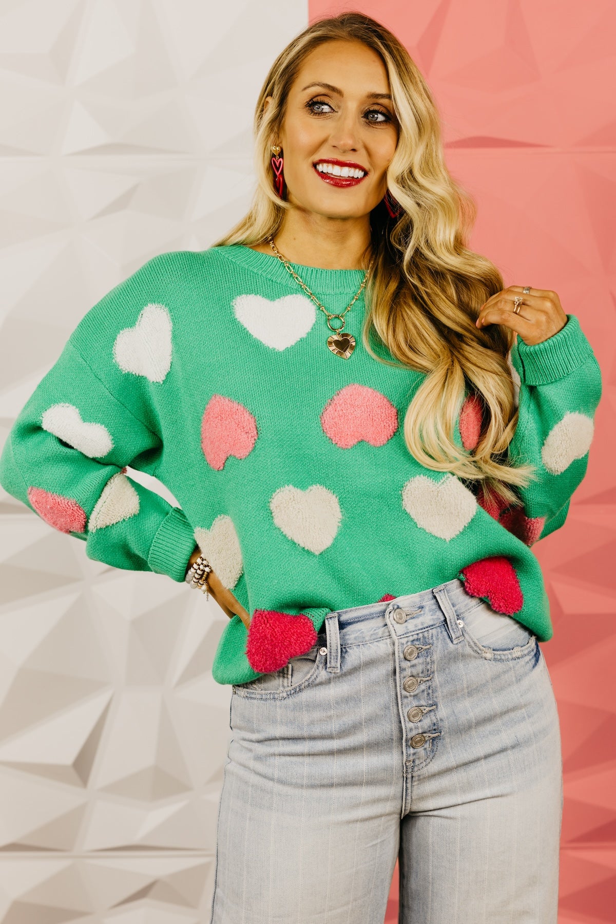 The Full Heart Textured Sweater