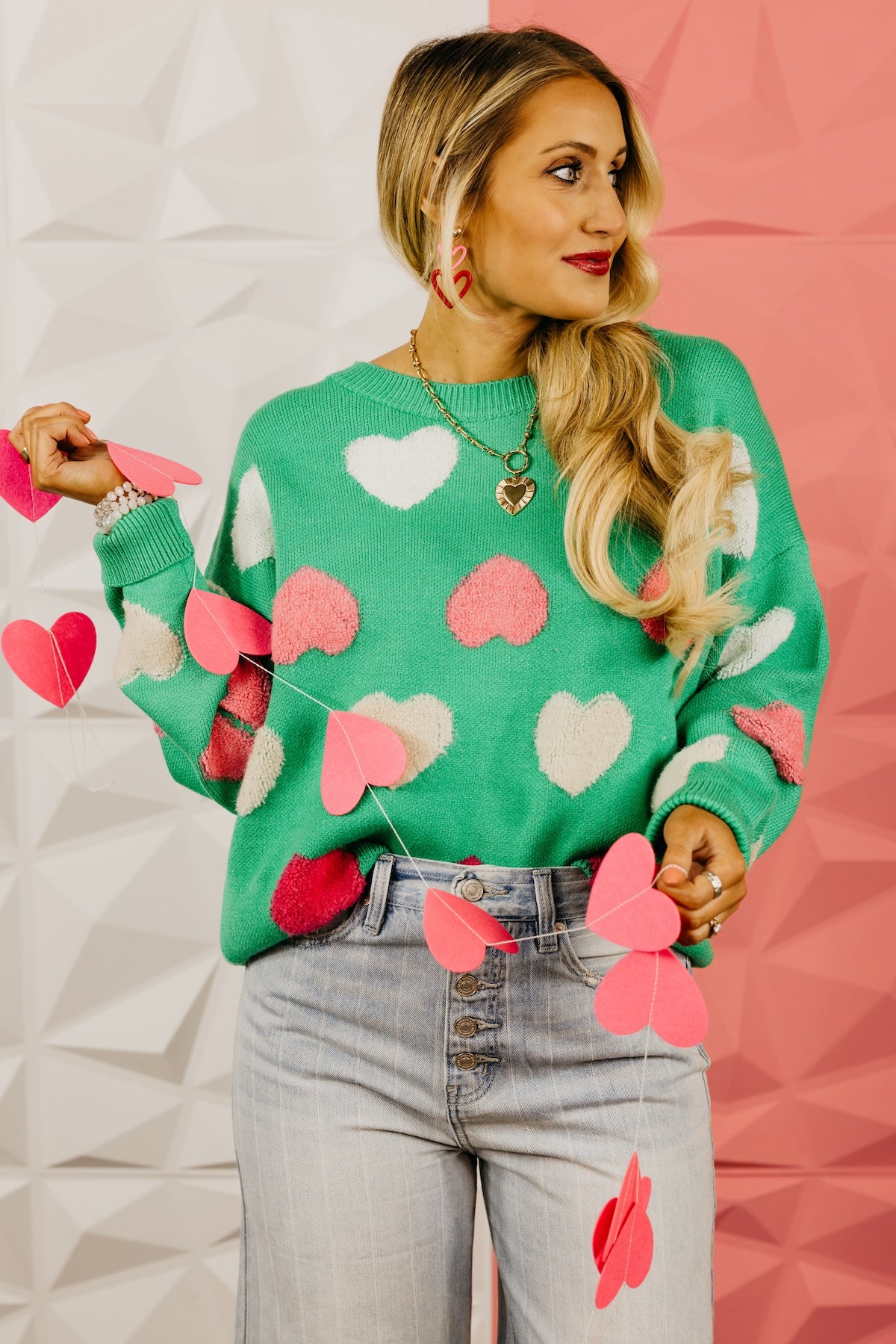 The Full Heart Textured Sweater