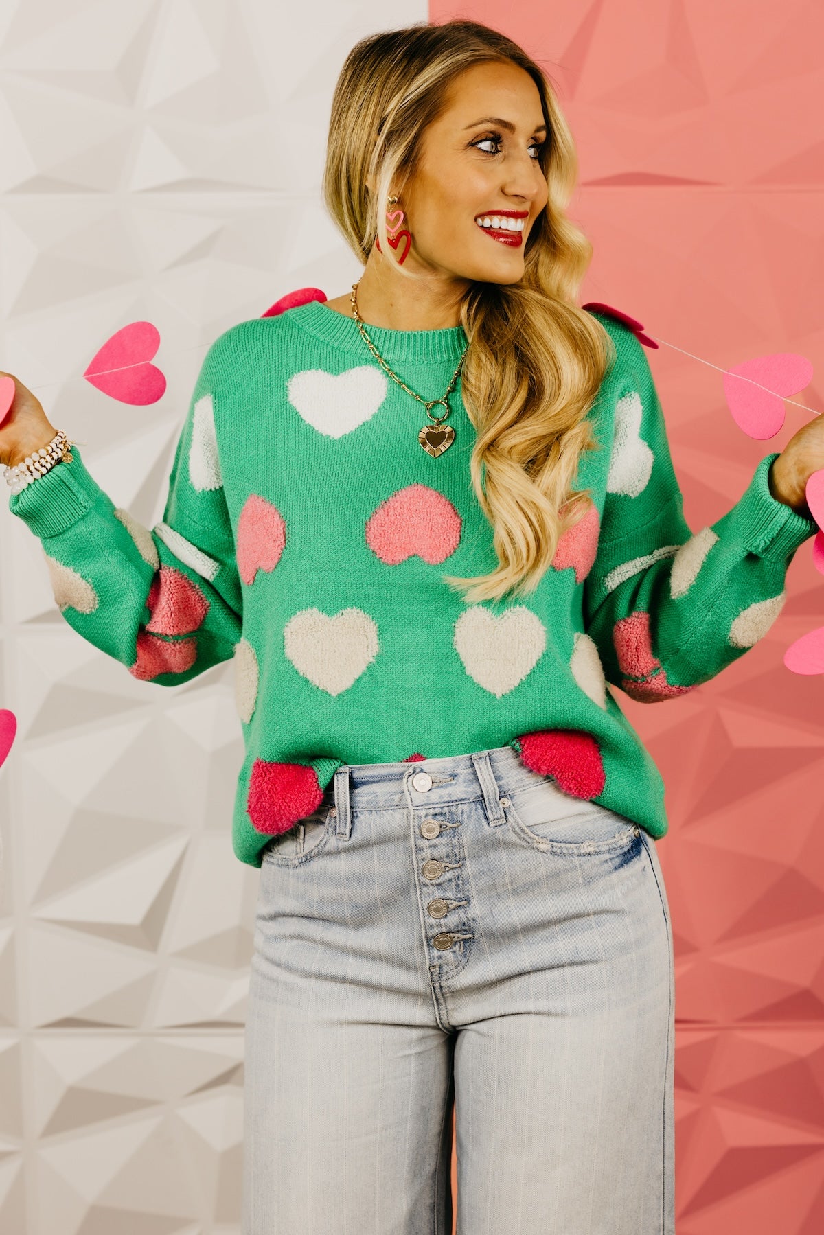 The Full Heart Textured Sweater