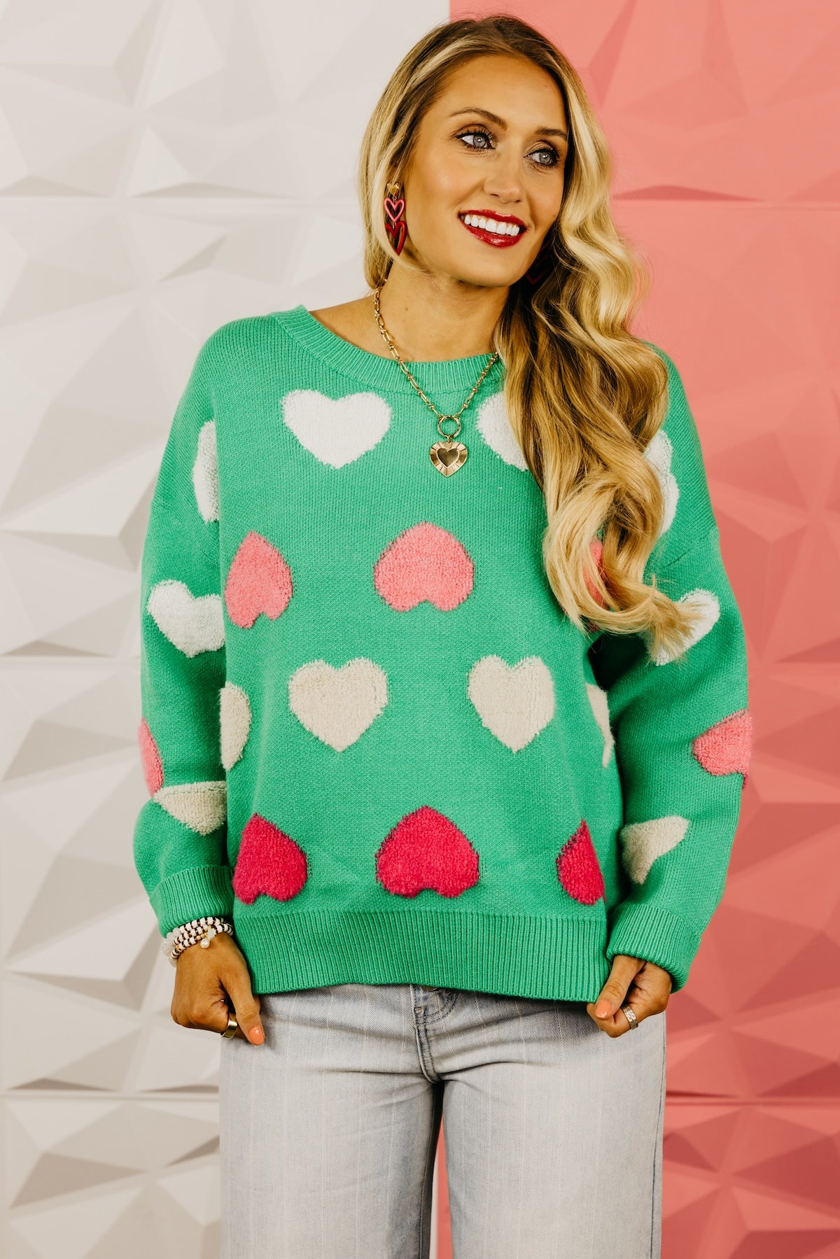 The Full Heart Textured Sweater