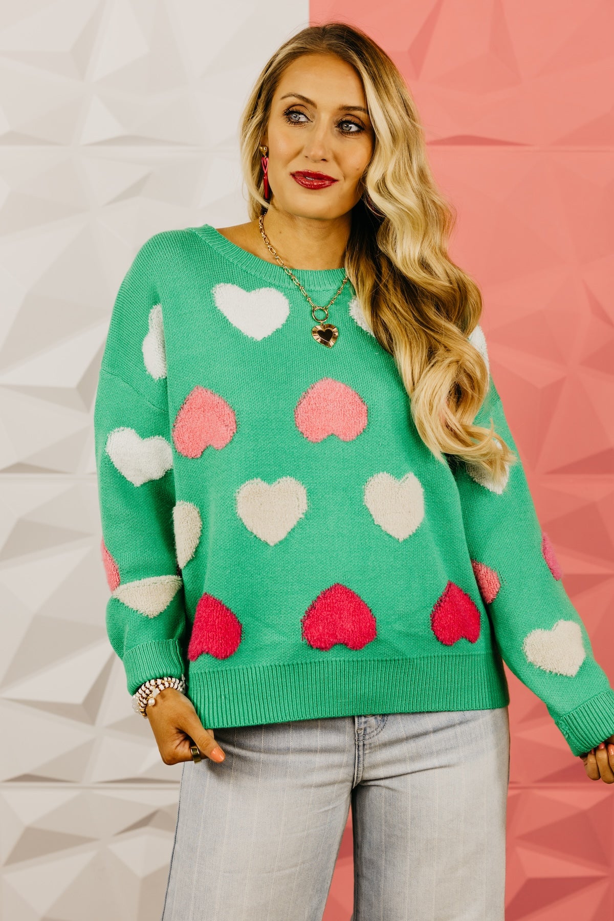 The Full Heart Textured Sweater