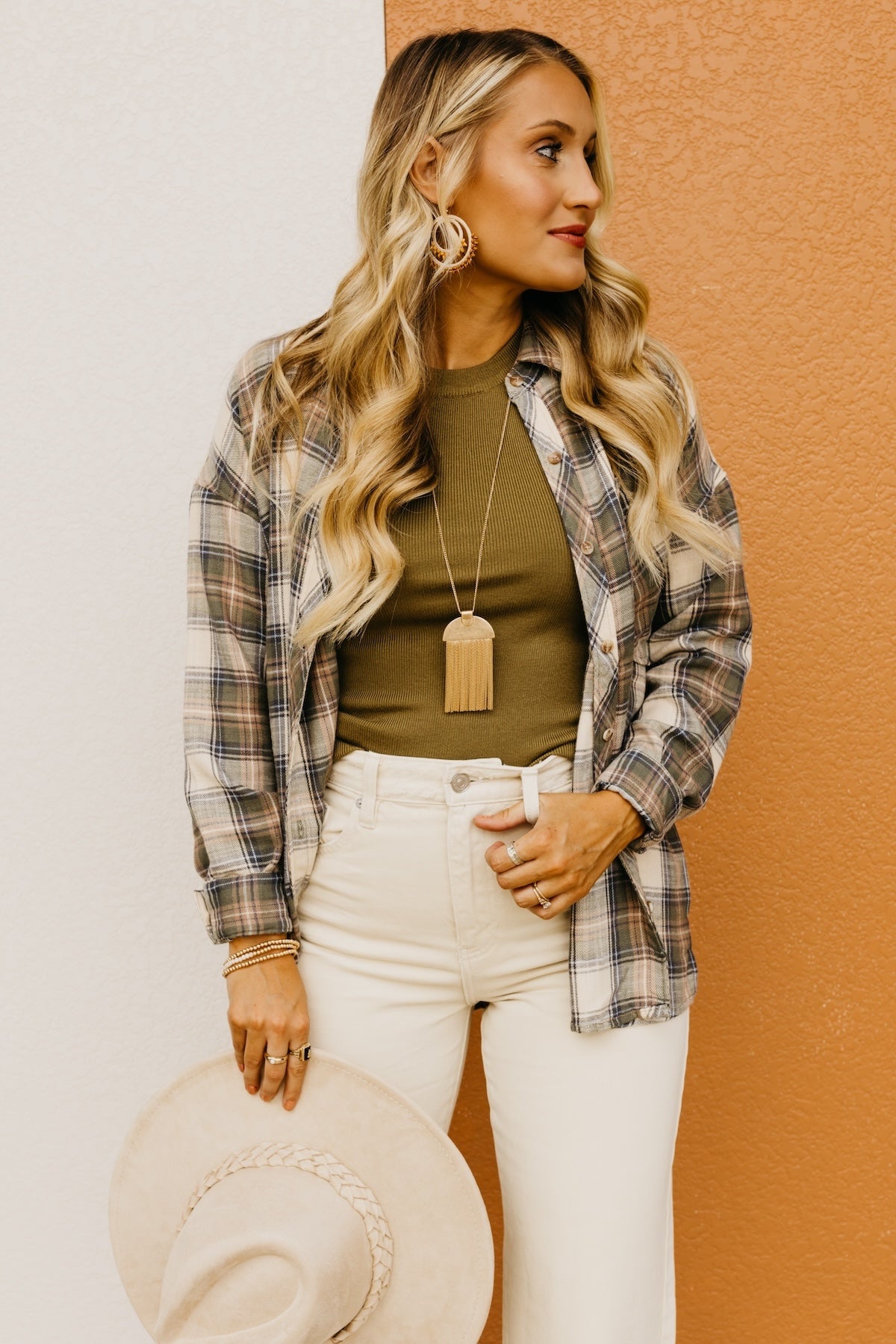 The Clarissa Oversize Flannel Shirt