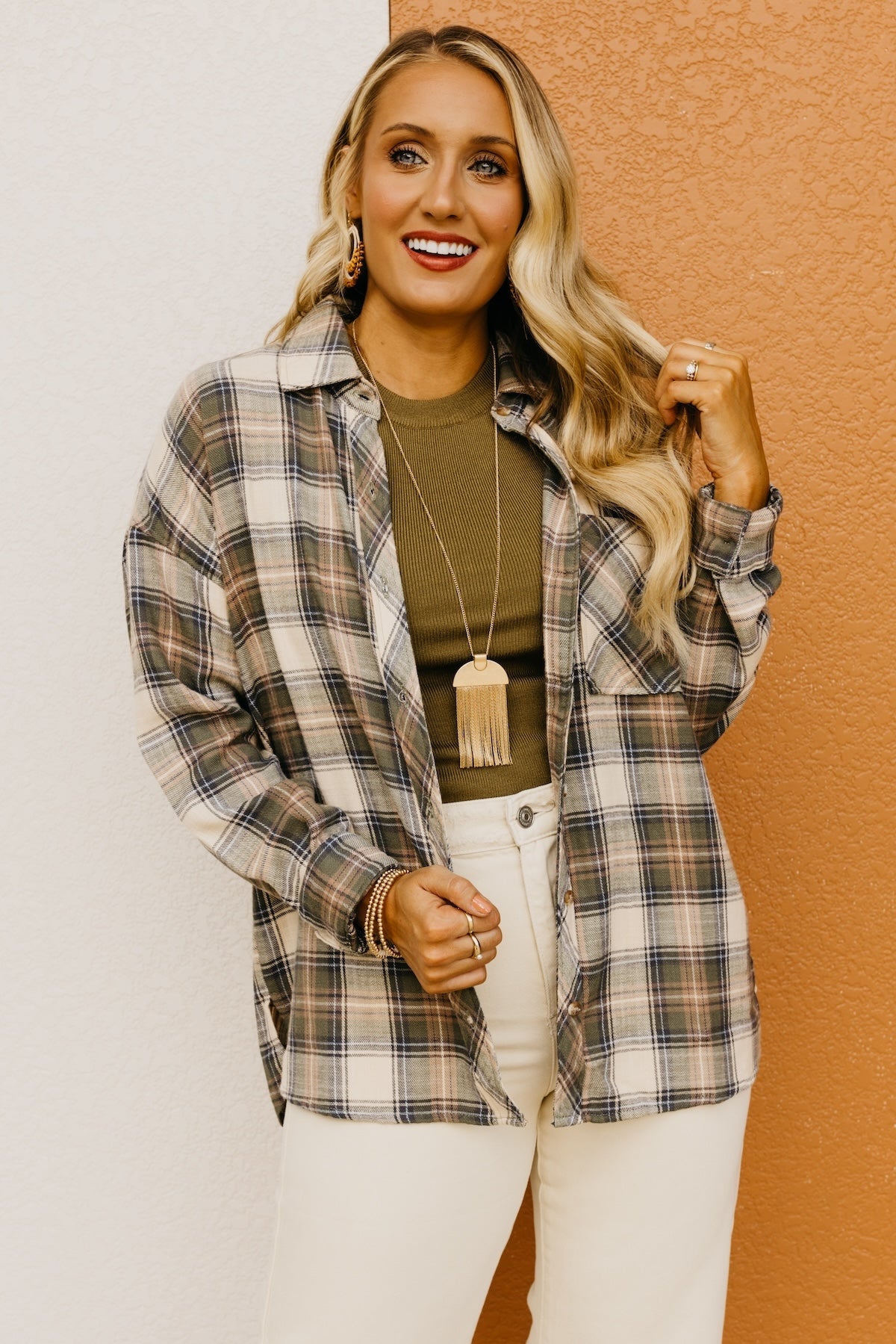 The Clarissa Oversize Flannel Shirt